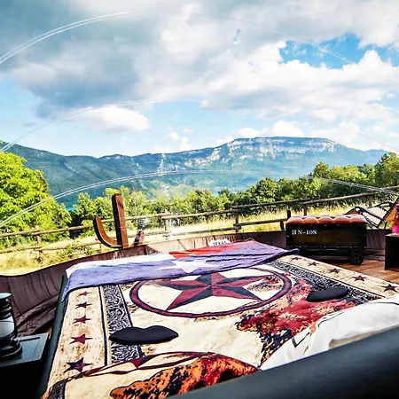 Bulle Texas - Luxe Et - Vue Aiguebelette Οργανωμένο κάμπινγκ