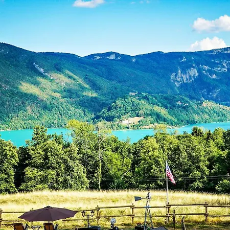 Luxury tent Bulle Texas - Luxe Et - Vue Aiguebelette Novalaise