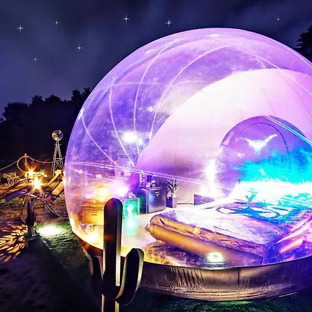 Luxury tent Bulle Texas - Luxe Et - Vue Aiguebelette *