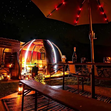 Campo de lujo Bulle Texas - Luxe Et - Vue Aiguebelette Novalaise