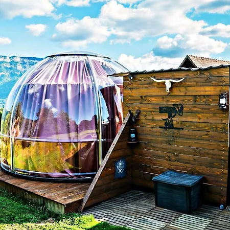 Bulle Texas - Luxe Et - Vue Aiguebelette Campo de lujo *