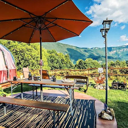 Campo de lujo Bulle Texas - Luxe Et - Vue Aiguebelette *
