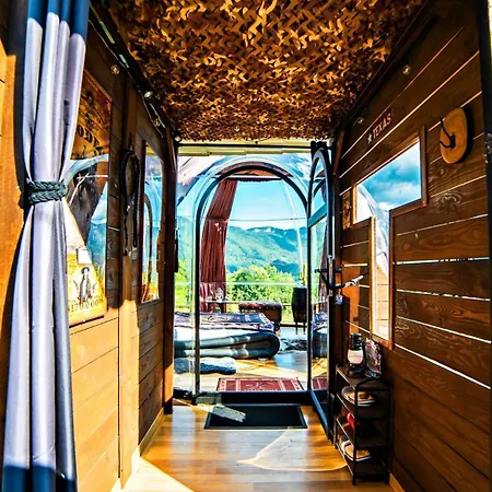 Luxuszelt Bulle Texas - Luxe Et - Vue Aiguebelette *
