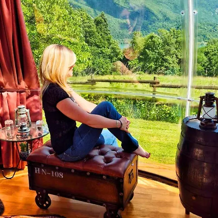 Bulle Texas - Luxe Et - Vue Aiguebelette Luksusowy namiot
